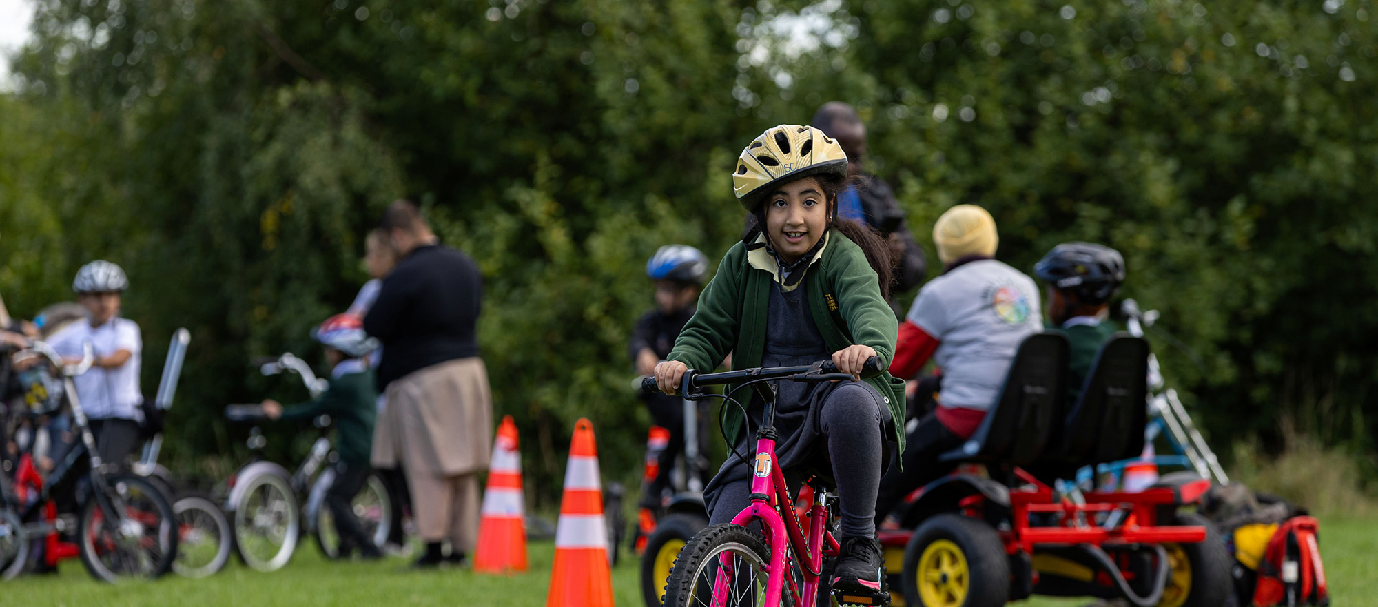 child on a bike